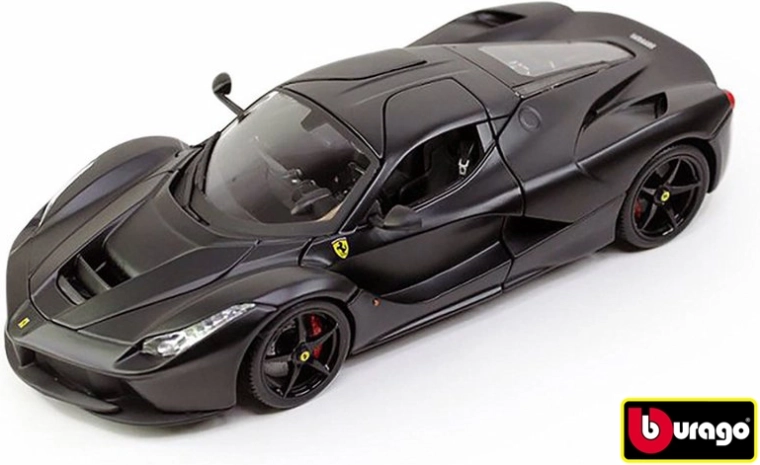 Bburago Ferrari LaFerrari nero opaco 1:18