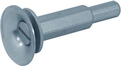 Gambo di serraggio per disco di gomma per mandrino