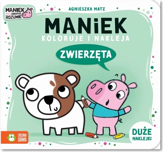 Maniek colora e attacca gli animaletti