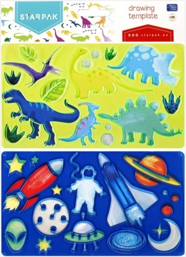 Sagome dinosauri e alieni - 1 pezzo