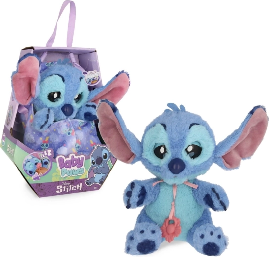 STITCH Baby Paws di peluche con suoni e ciuccio