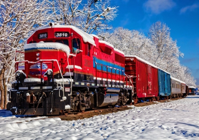 Puzzle Treno in inverno
