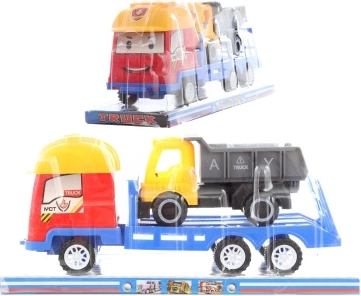 Camion in plastica a frizione con cassone ribaltabile