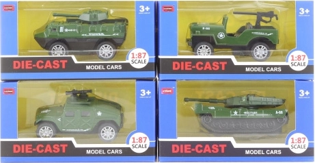 Auto militare in metallo 1:87