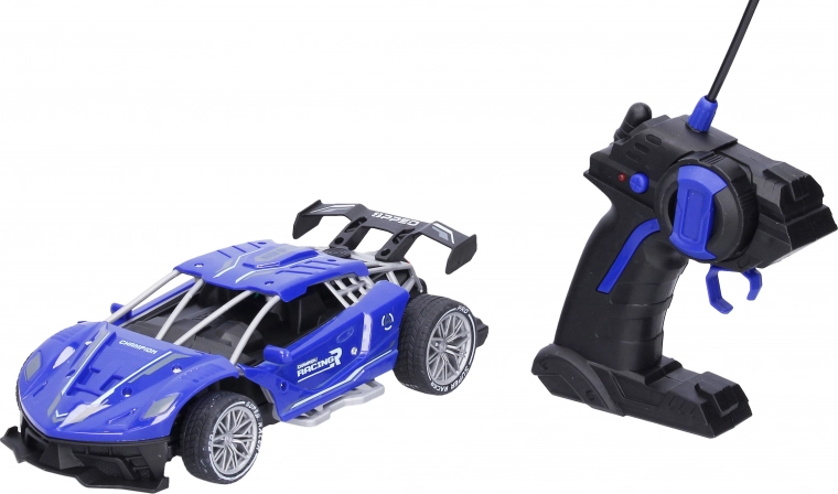 Auto da corsa RC con effetto fumo
