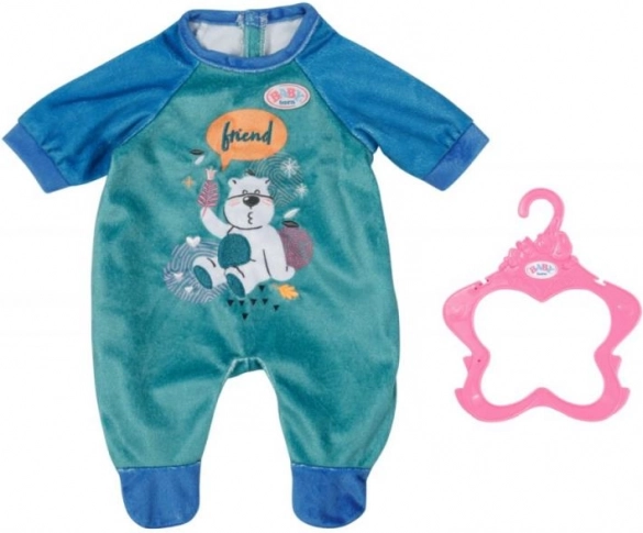 BABY born Tutina in velluto blu, 43 cm