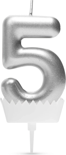 Candela per torta numero 5