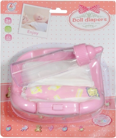 Vasino con accessori per bambole