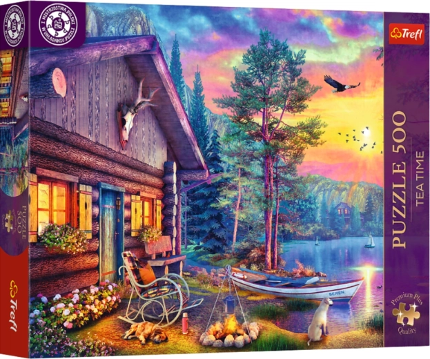 Puzzle 500 Tea Time: Porto al tramonto Trefl