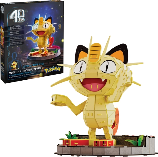 Puzzle 3D da costruire 4D Build Pokémon Meowth