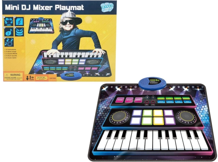 Adar tappetino musicale interattivo piano 39 × 28 cm con suono - 1 pezzo