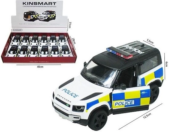 Land Rover Defender auto della polizia