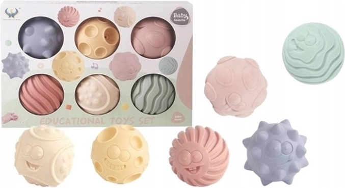 Palline sensoriali da bagno Artyk - 6 pezzi