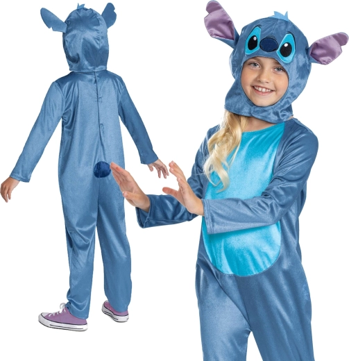 Costume per bambini STITCH – kigurumi 127–136 cm (7–8 anni)