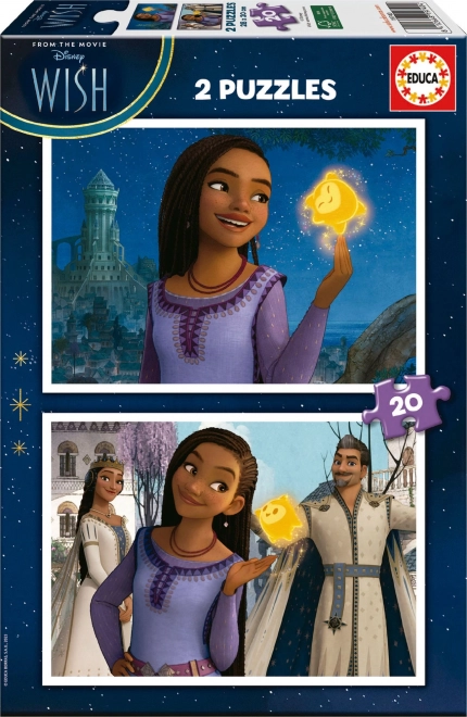 Educa puzzle Desideri 2×20 pezzi