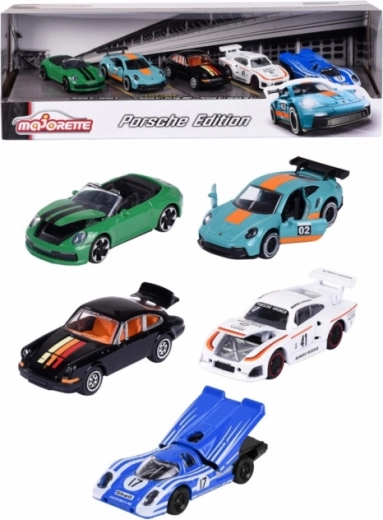 Set di modelli di auto PORSCHE – 5 pezzi