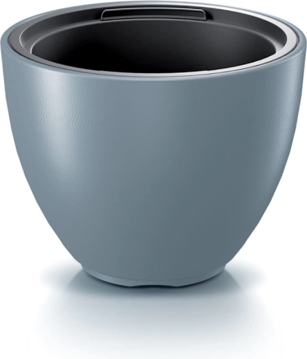 vaso rotondo con inserto 56,9 cm grigio chiaro HEOS