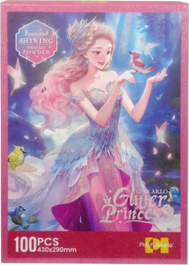 Puzzle scintillanti per bambini 100 pezzi