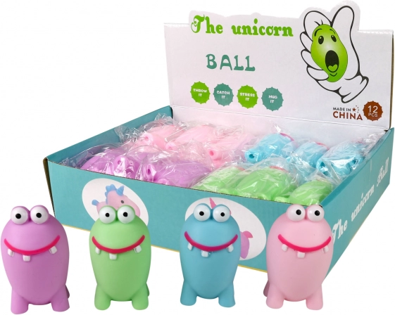 pallina antistress mostriciattolo con luce