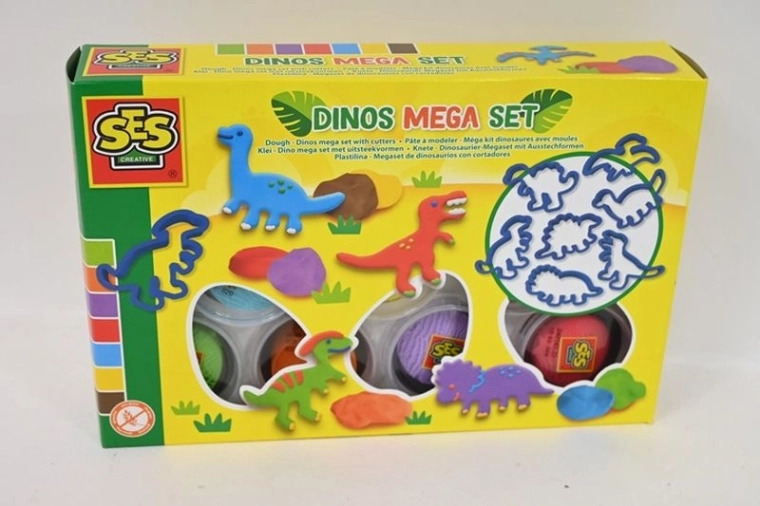 SES Creative mega set di plastilina dino - 1 pezzo