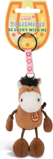 NICI portachiavi cavallino marrone Talisminis 7 cm