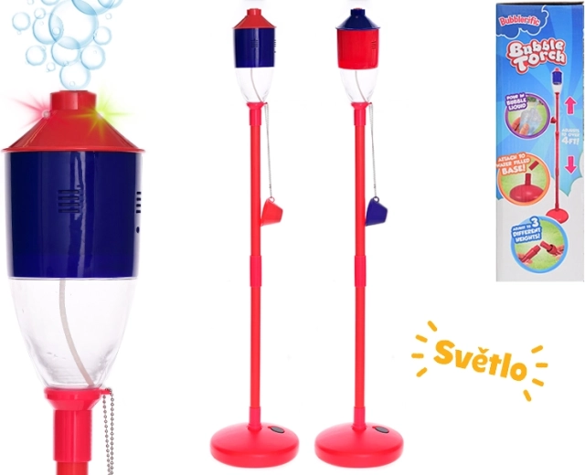 Bolabolo a piantana a forma di torcia 132 cm