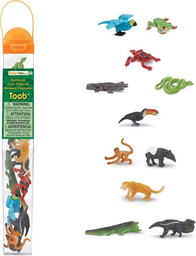 Safari Ltd. Toobs tubo – vita nella foresta pluviale