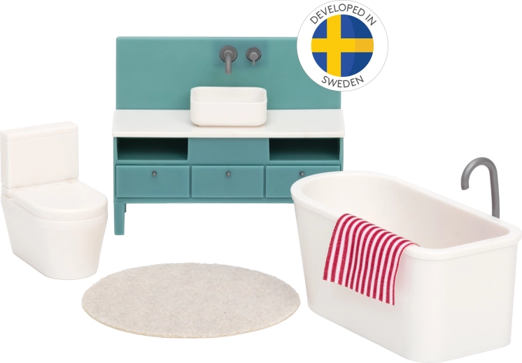 Set base di mobili da bagno Lundby per casa delle bambole