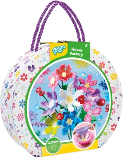 Valigetta creativa con perline da stirare Flower Factory 2000 pz