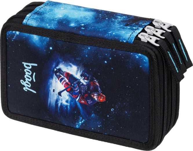 astuccio scolastico triplo hockey
