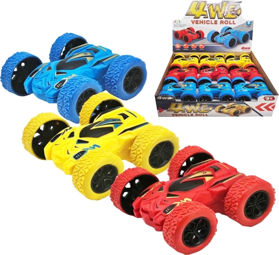 Macchinina colorata a retrocarica con rotazione di 180°