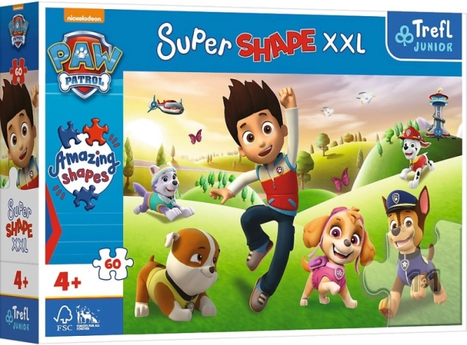 Puzzle Paw Patrol 60 XXL Super Shape