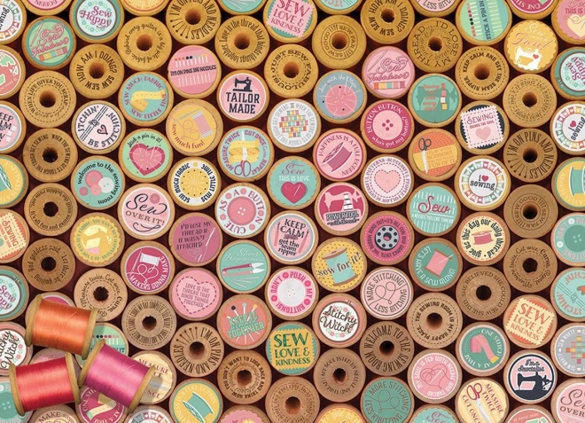 Puzzle Ricamo Felice 1000 pezzi COBBLE HILL