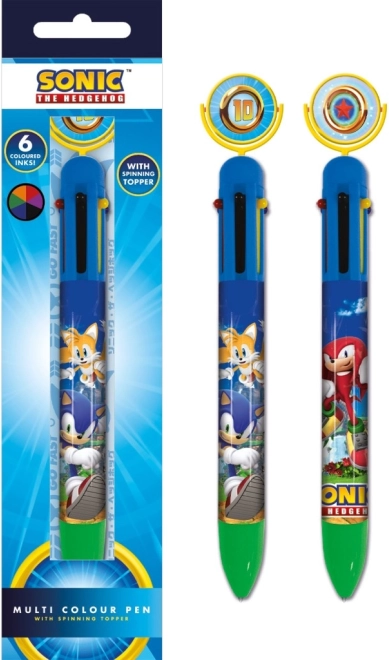 penna con motivo SONIC, 6 colori