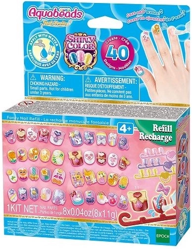 Aquabeads Studio per unghie – set di ricarica Shiny Color