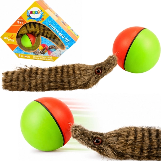 Pallina interattiva impermeabile con furetto di peluche