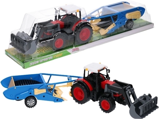 Trattore con accessori agricoli Gazelo