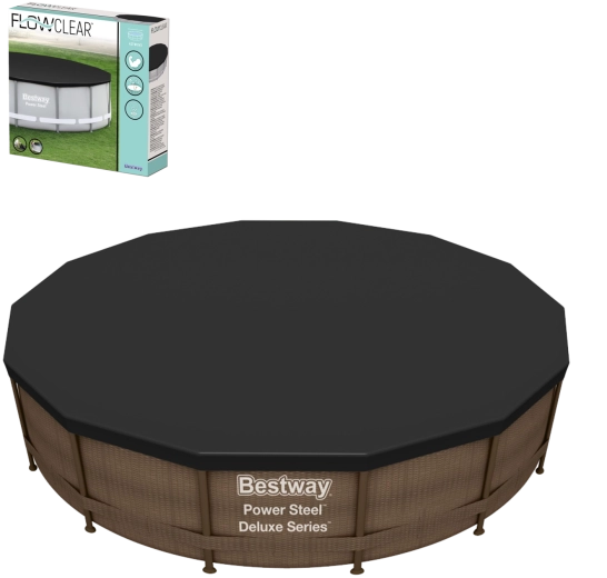 Copertura per piscina con struttura Bestway 427 cm