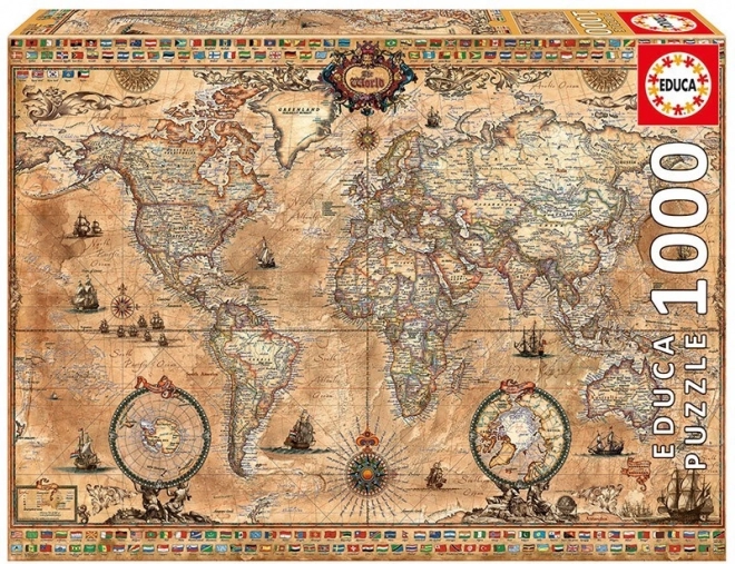 Puzzle 1000 pezzi, Mappa antica