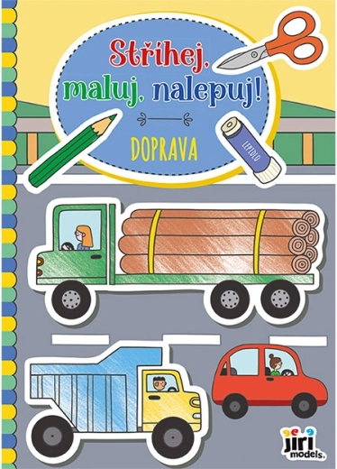 Ritaglia, colora, incolla! Trasporti