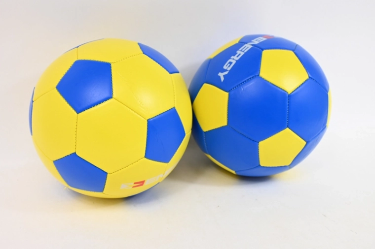 Pallone da calcio giallo-blu