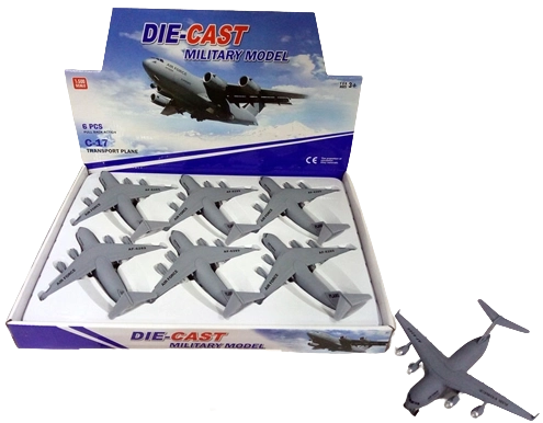 Modello in metallo dell’aereo BOEING C-17 in scala 1:500