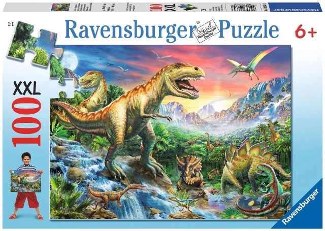 Puzzle Ravensburger Era dei Dinosauri 100 pezzi