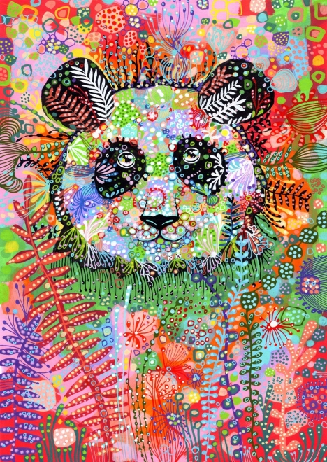 Enjoy puzzle panda misteriosa 1500 pezzi