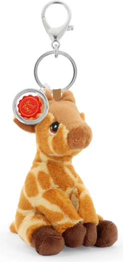 Portachiavi peluche giraffa 12 cm