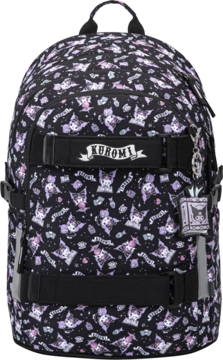 Zaino scolastico Baagl Skate Kuromi nero