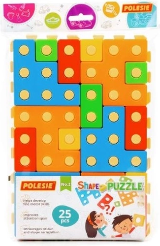 Puzzle educativo "Componi il puzzle n. 2" (25 pezzi) in sacchetto