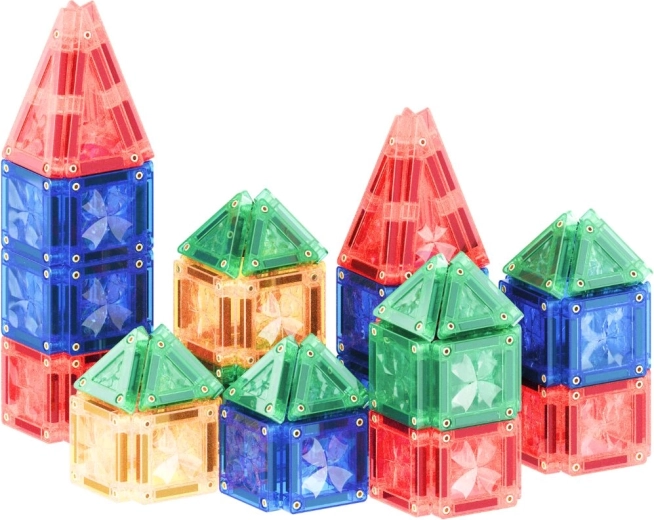 Cleverclixx costruzione magnetica mini tiles intense pack 28 pezzi