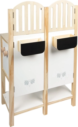 Stalla in legno per cavalli hobby small foot per 2 cavallini