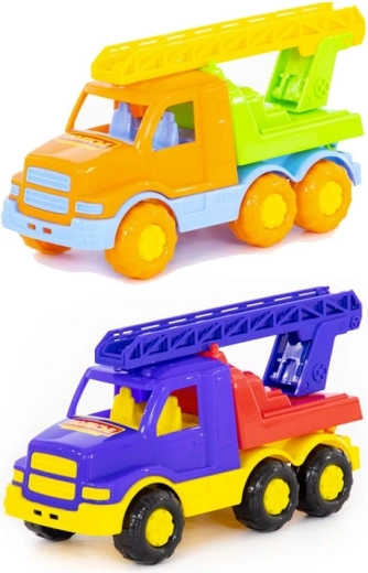 Autopompa dei pompieri in plastica con scala estensibile